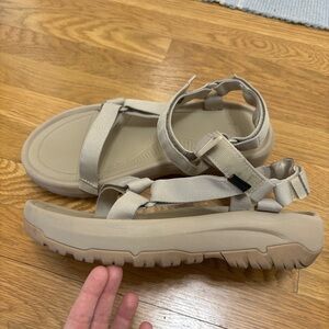 Teva ampsole hurricane Beige Sandals size 13